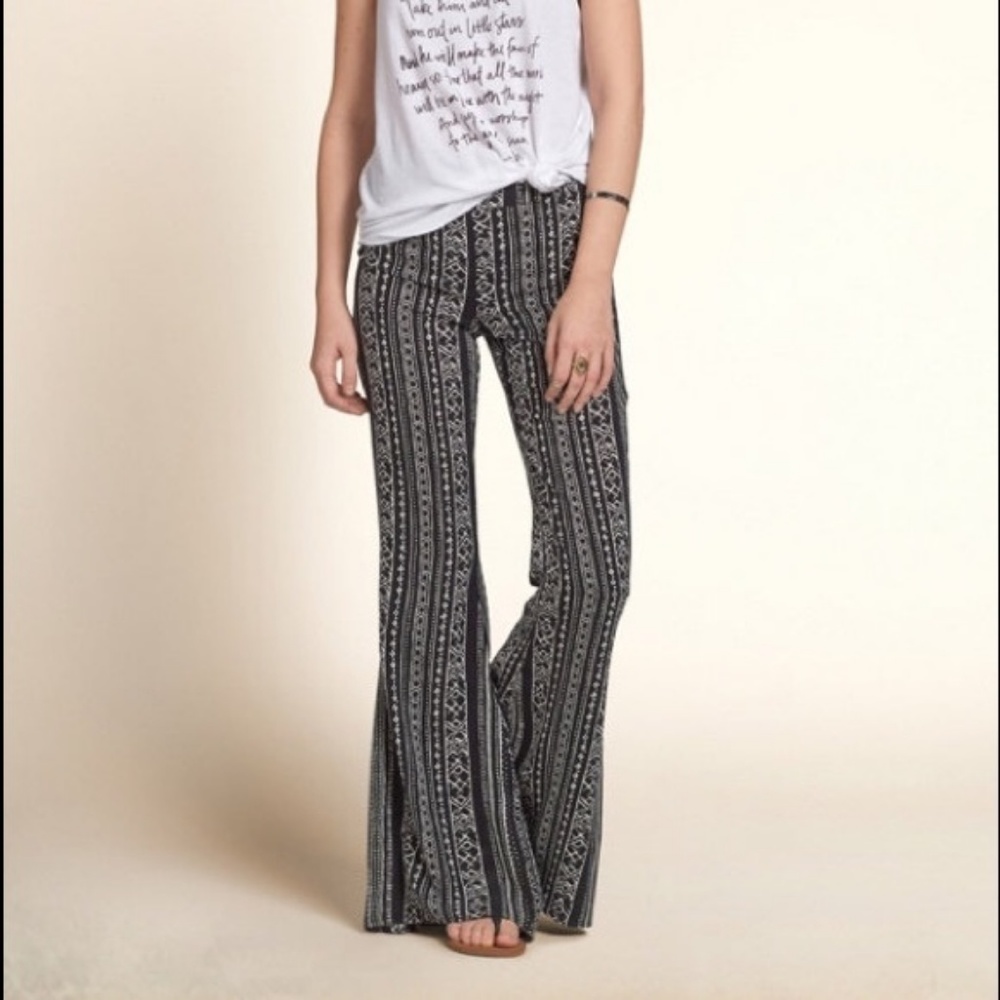 Hollister Boho Chic Flare Pants